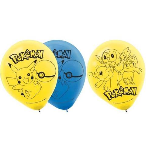 Pokemon Core Latex Balloons 12"