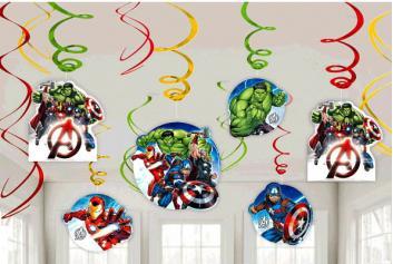 Avengers Epic Swirl Decorations - Amscan