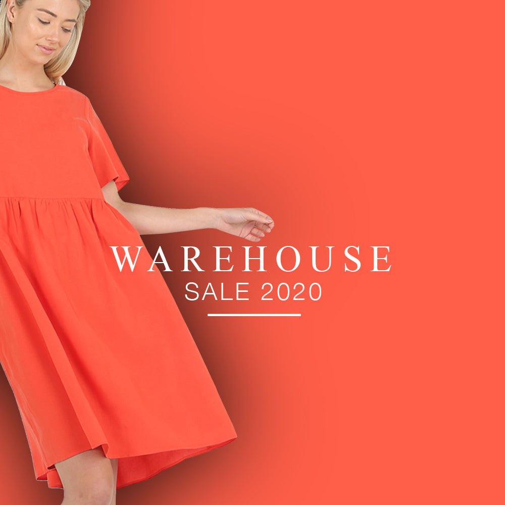 warehouse sleeve tuck midi dress