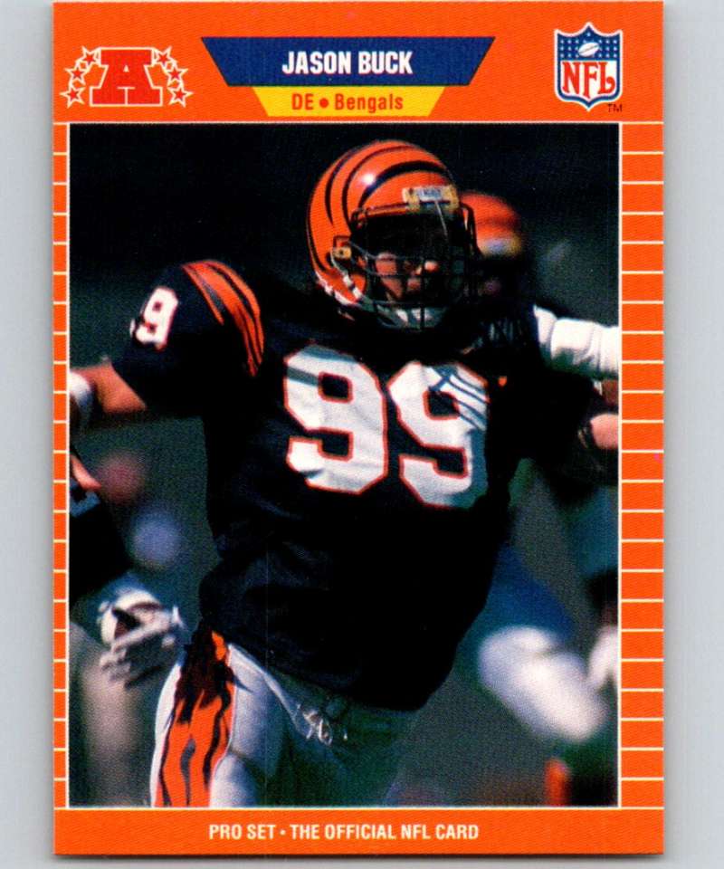 1989 Pro Set Jason Buck Rookie Cincinnati Bengals #57