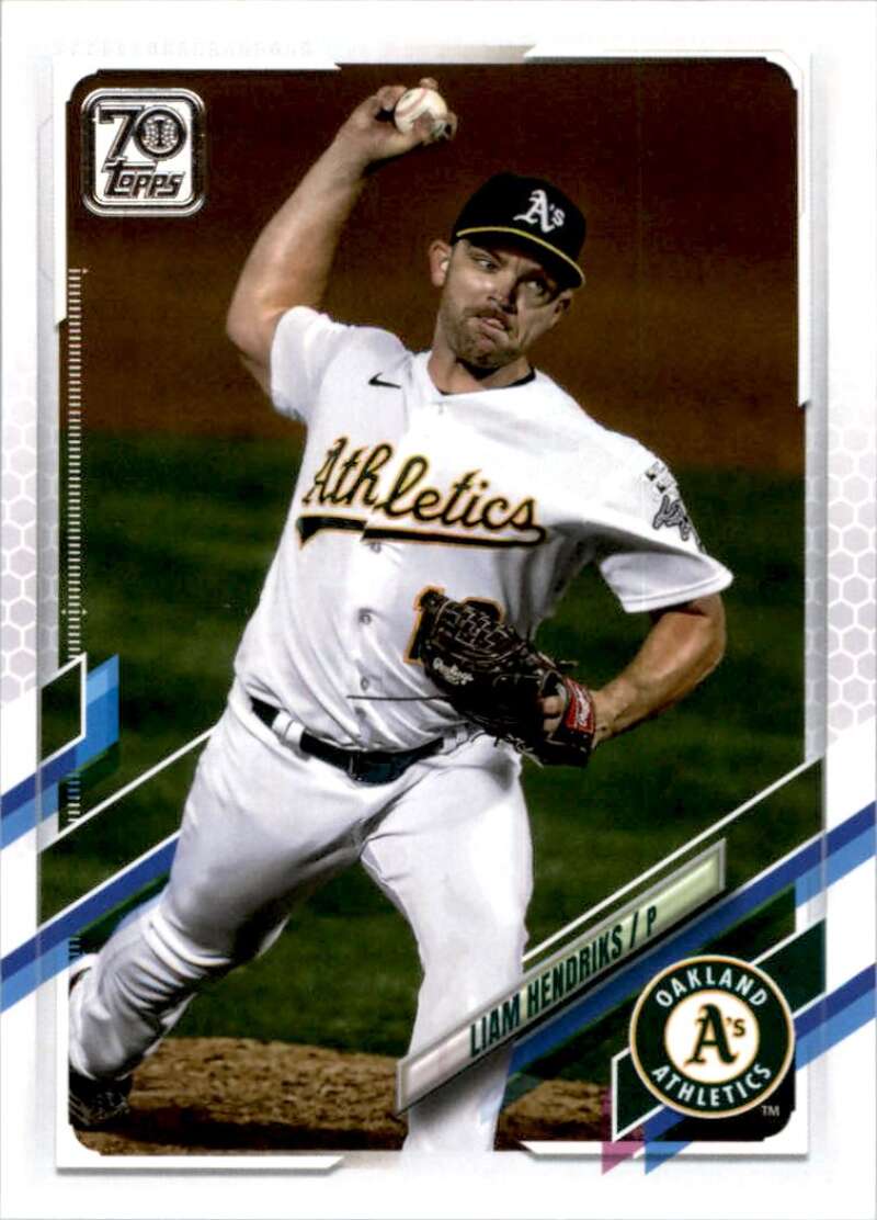 2021 Oakland A's Athletics Liam Hendriks #16 Game Issued White