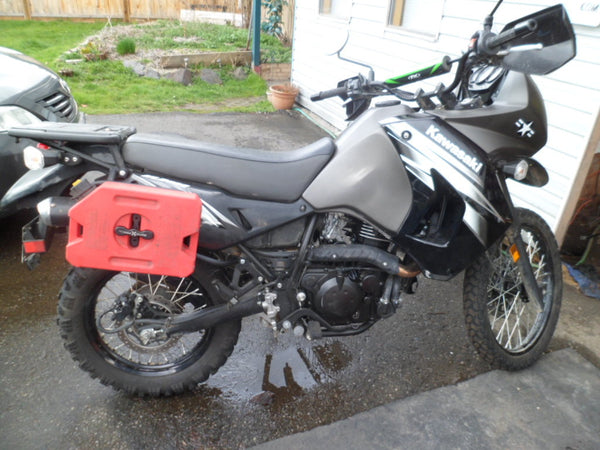 klr 650 luggage rack