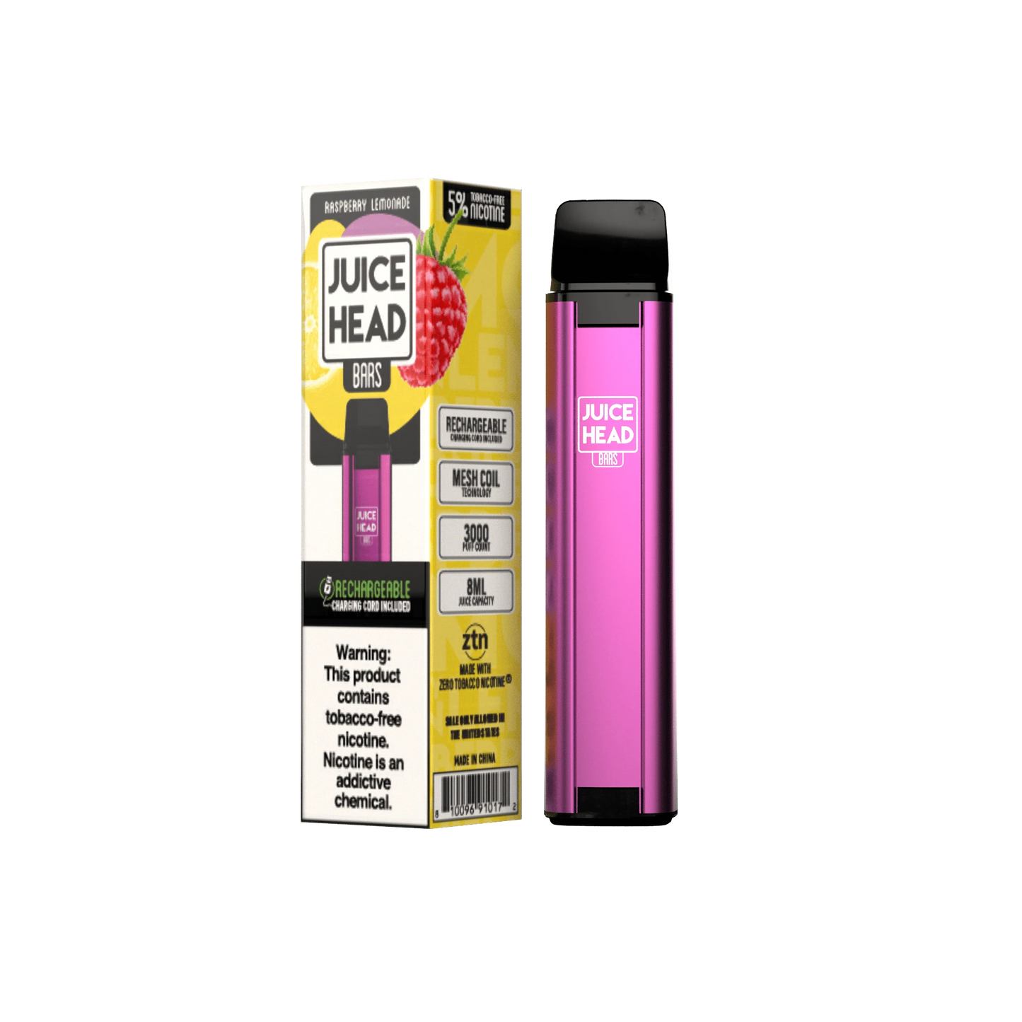 Juice Head Bars 3000 Puff 8mL Disposable