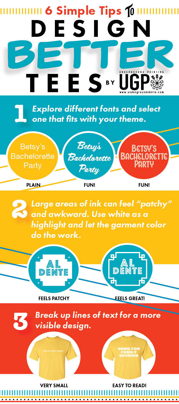 Design tips for better t-shirts, by UGP