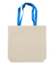 Bag Edge Canvas Boat Tote With Contrast Handles
