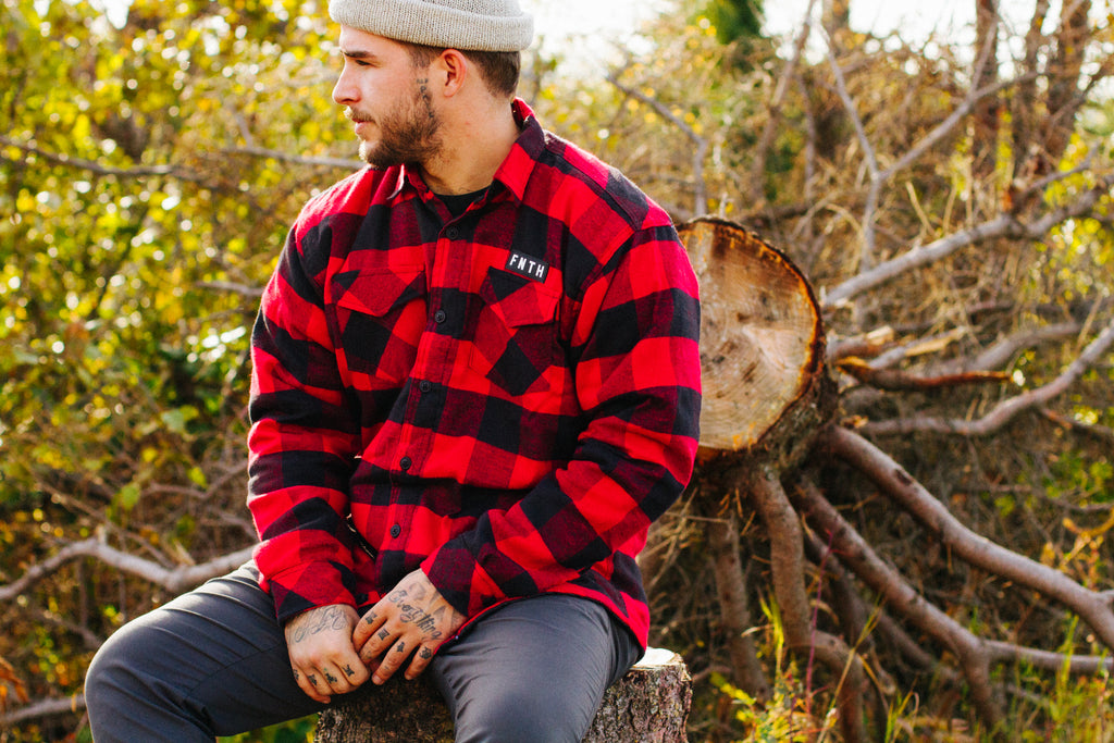 2019 fall collection-flannel black and red