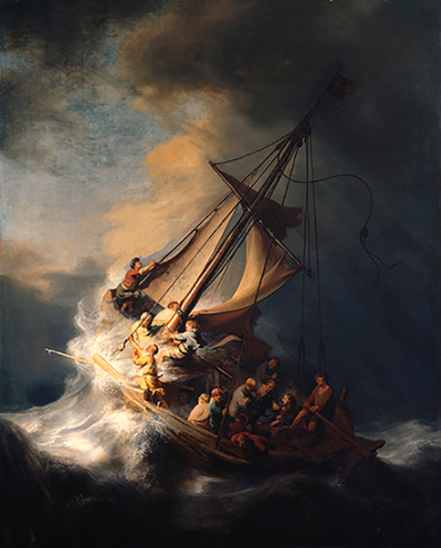 CHRIST IN THE STORM ON THE SEA OF GALILEE - REMBRANDT VAN RIJN, 1633