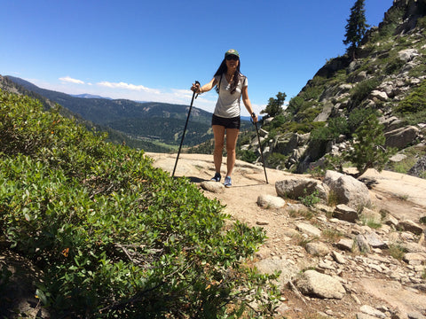 Lake Tahoe hiker