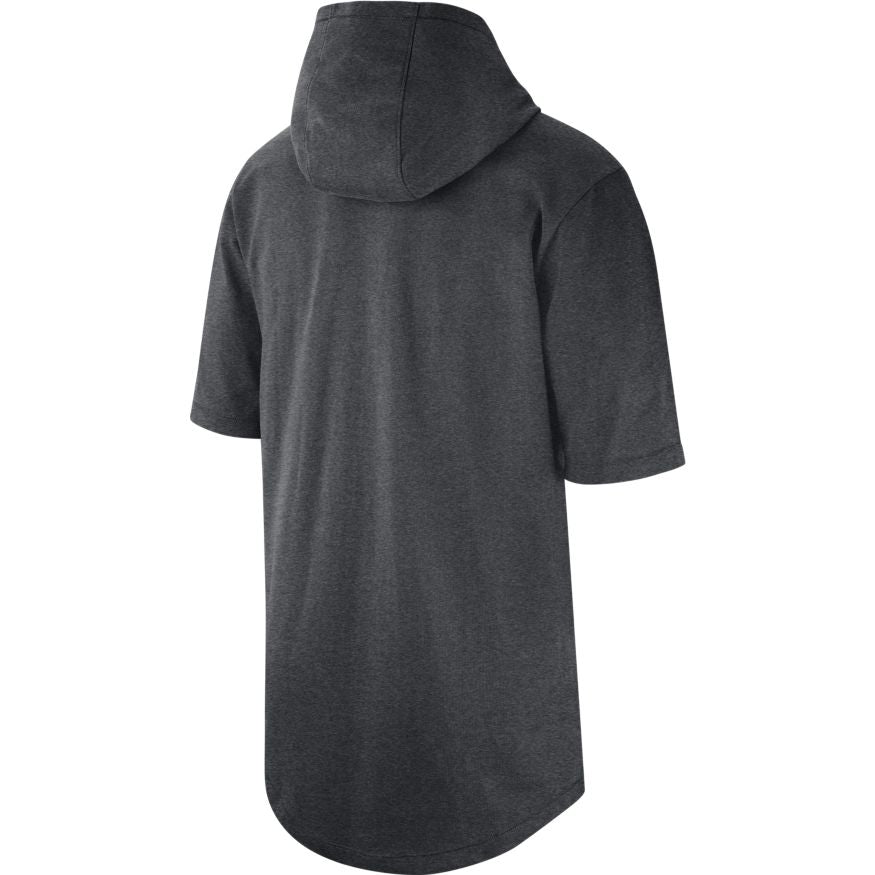 nike dri fit hoodie short sleeve