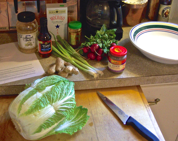 Ingredients for kimchi