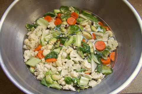 Cauliflower and carrots for Giardiniera