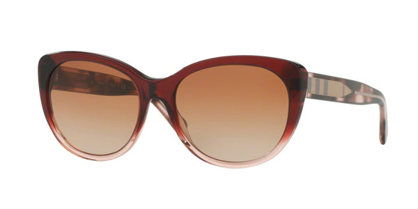 burberry cat eye check sunglasses