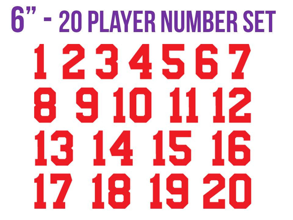 soccer jersey number font