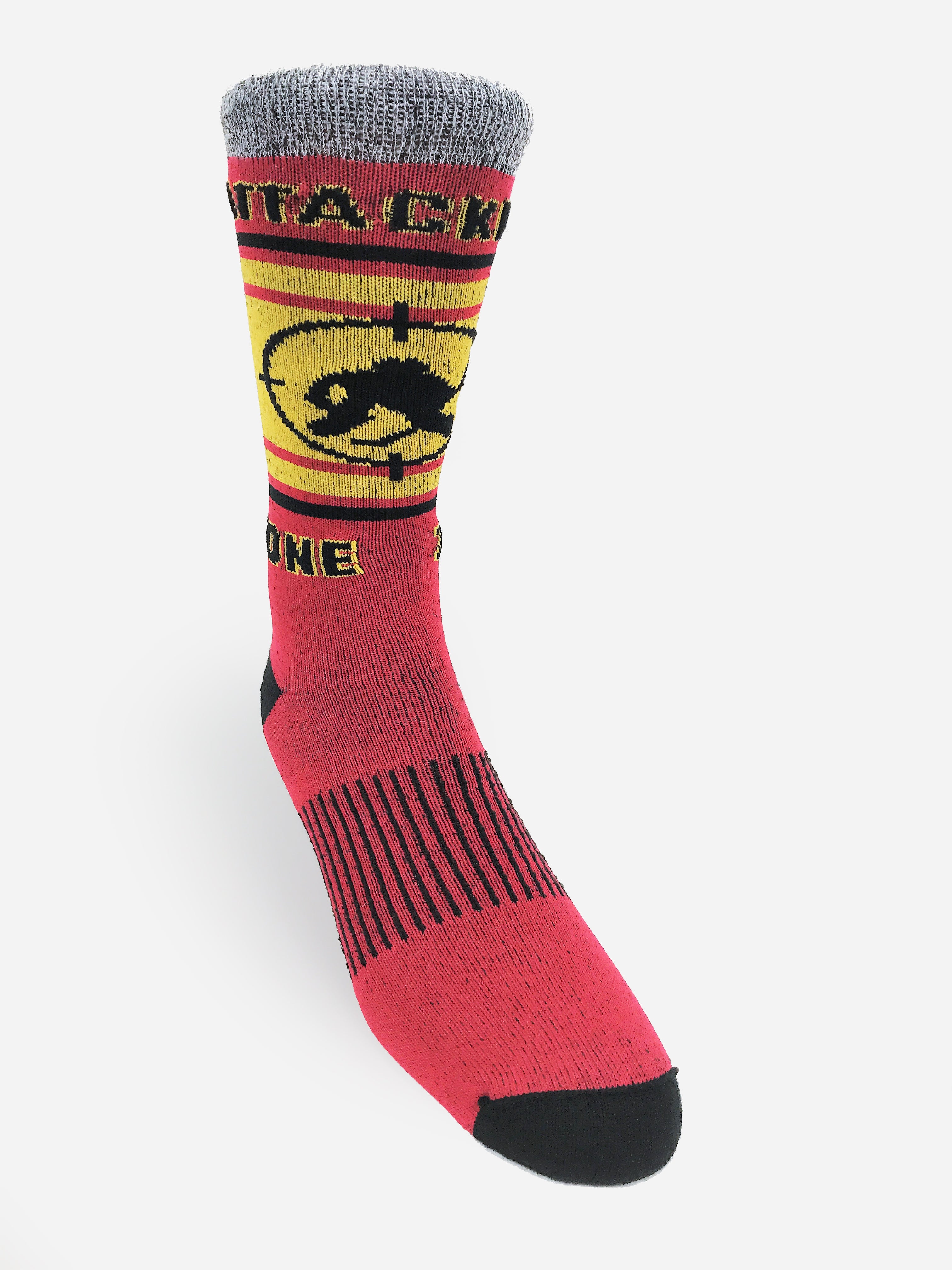 "Attacking Zone" Shop Inspiration with our Performance Motivational Socks by HKYSOX. We strategically designed these socks to reduces bulk and deliver superior comfort and breathability.