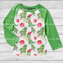 Dinosaur's Christmas Raglan