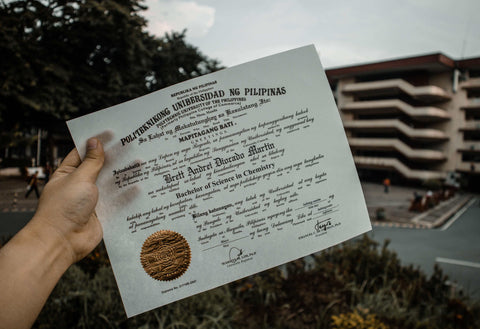 diploma certificate cover