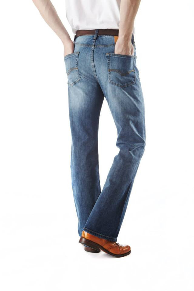 mens bootcut jeans with stretch