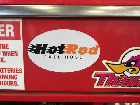 Hot Rod fuel hose on a toolbox