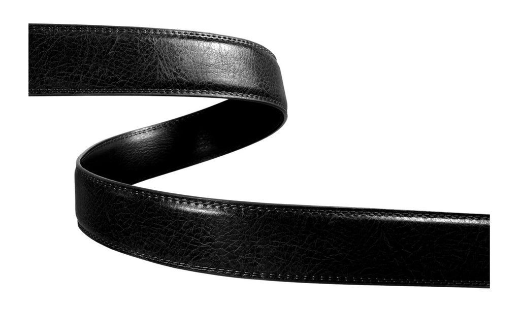 black leather belt