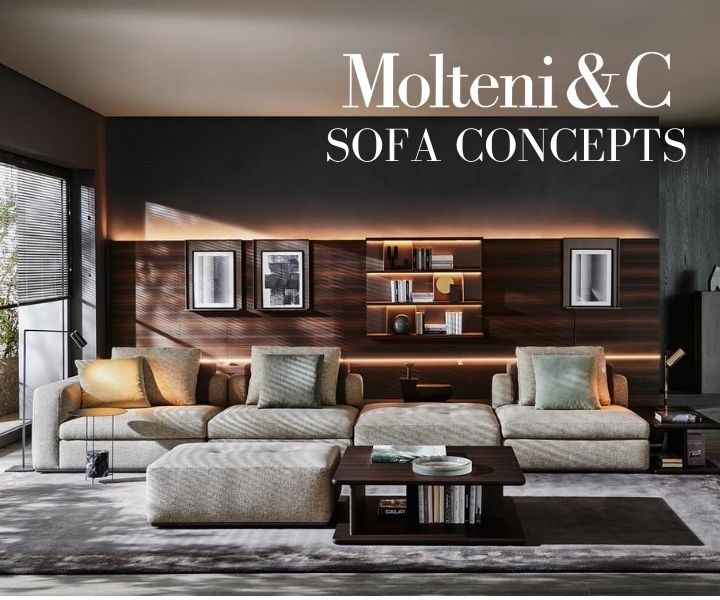 Molteni&C Albert and Gregor sofa