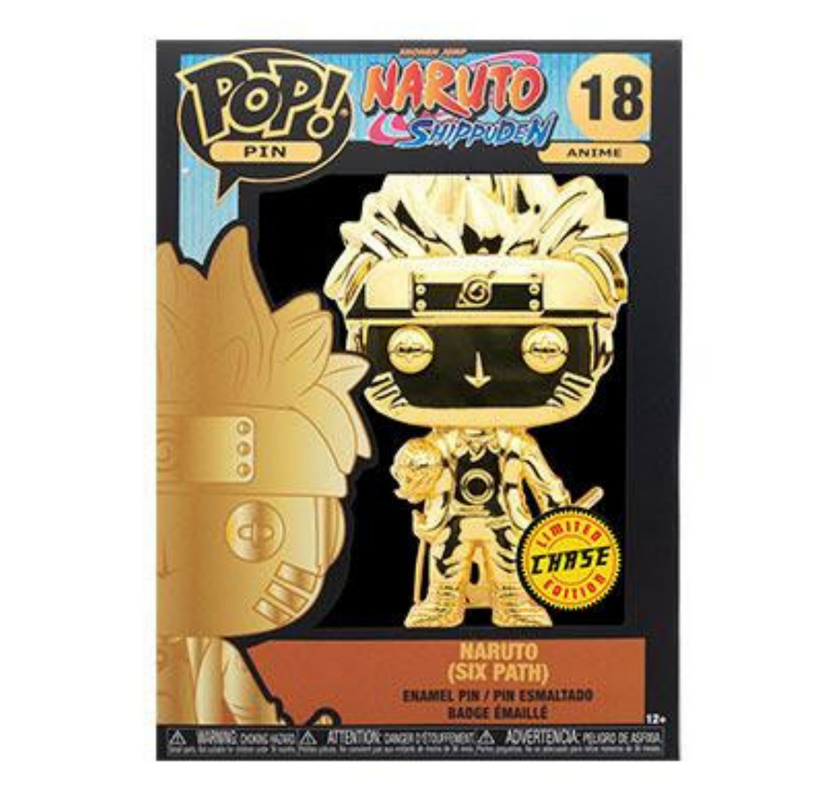 Naruto Shippuden Funko Pop! Pins Naruto (Six Path) (Gold) CHASE (Pre-O