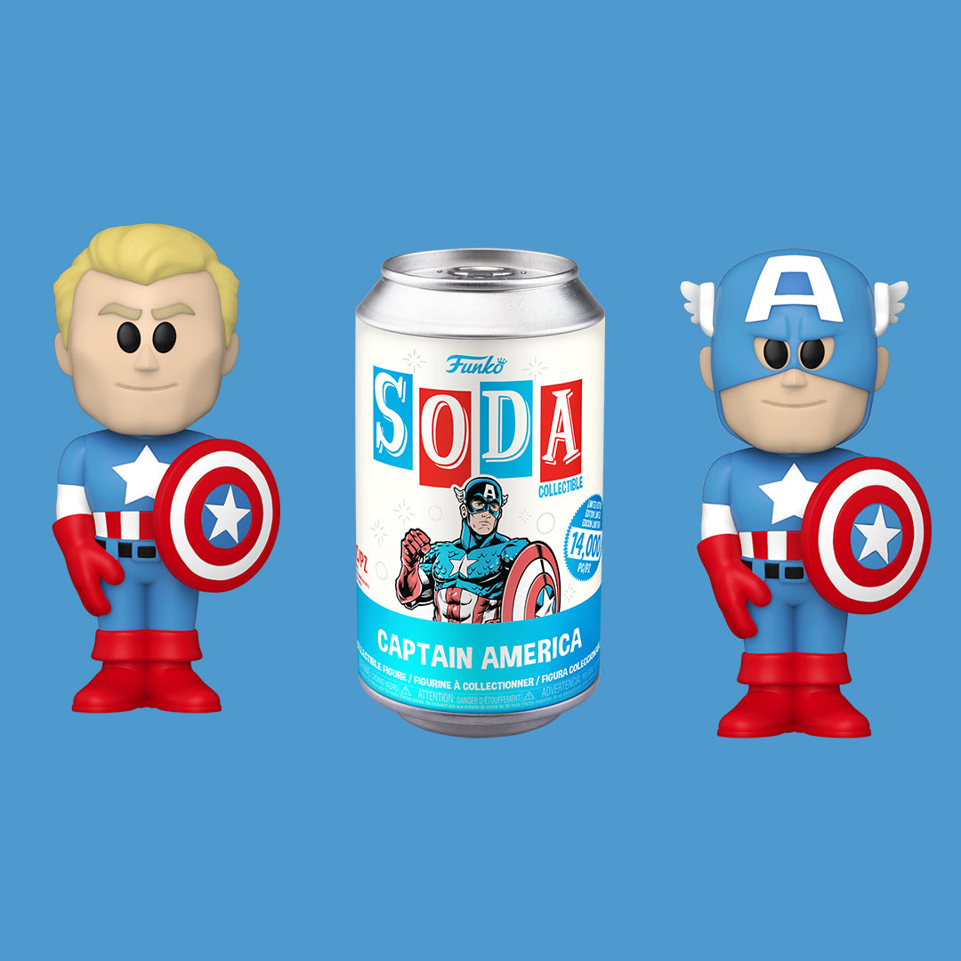 funko soda captain america