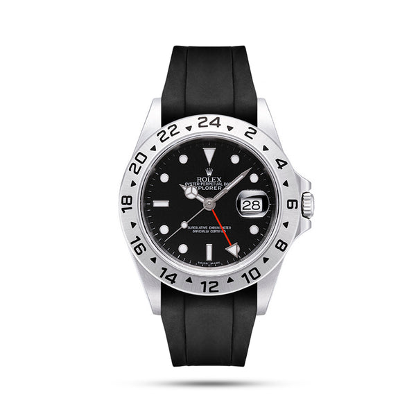 Integrated Rubber Strap For Explorer II 