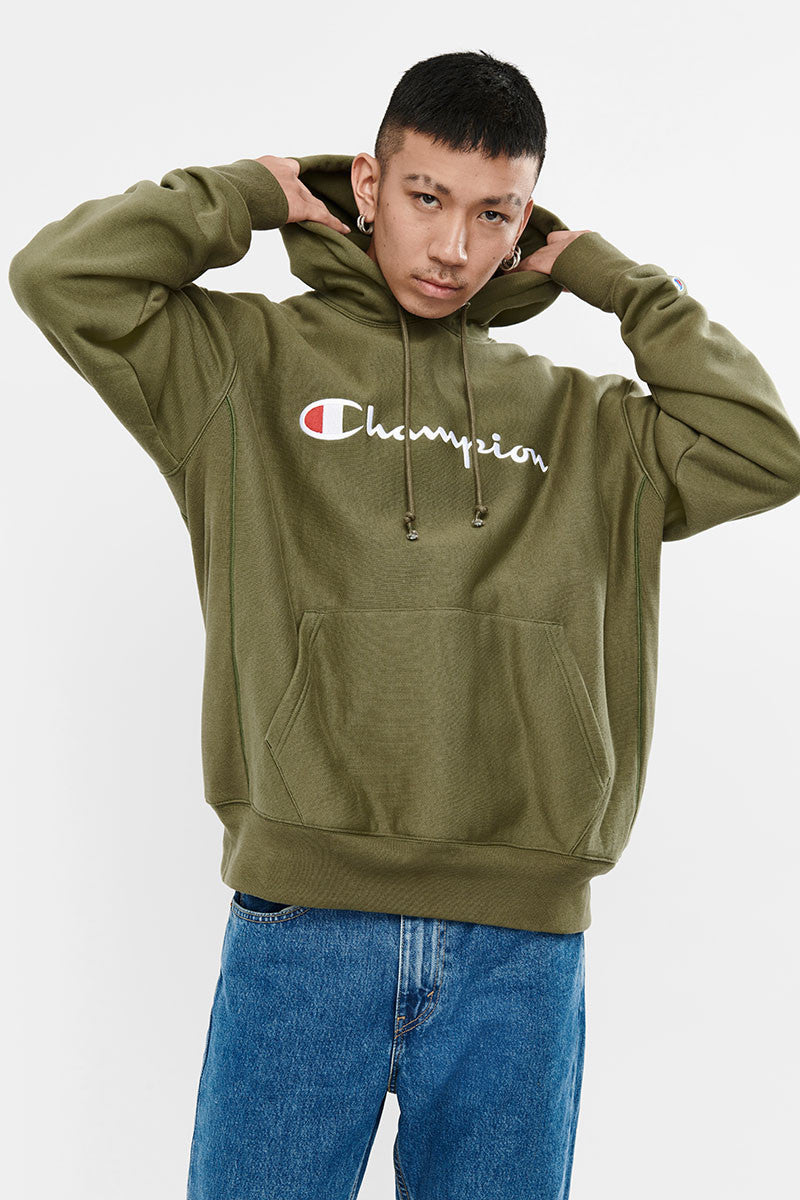 cargo olive champion hoodie