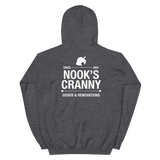 NOOK'S CRANNY WHITE | RED HOODIE