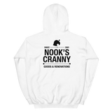 NOOKS' CRANNY BLACK | DARK HEATHER HOODIE