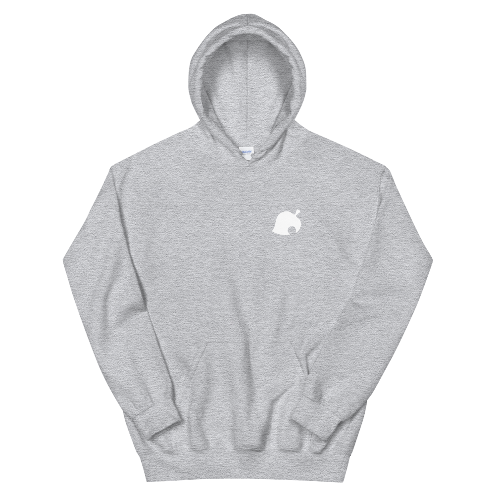 NOOK'S CRANNY WHITE | DARK HEATHER HOODIE