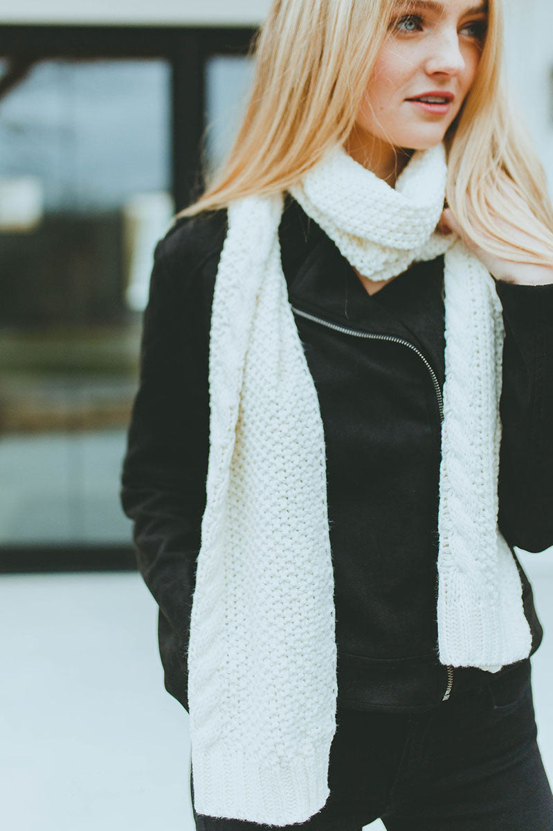 Sheridan Cable Knit Scarf