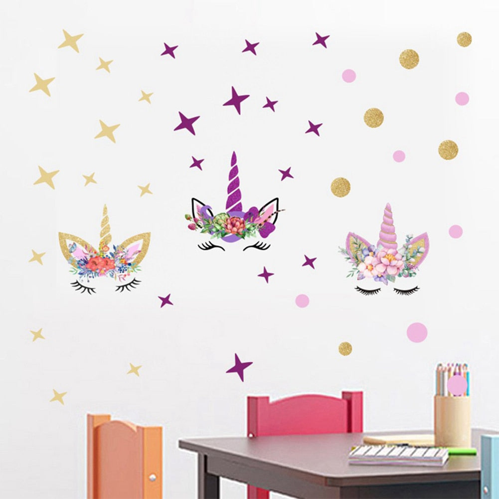 Unicorn Wall Decal Stickers