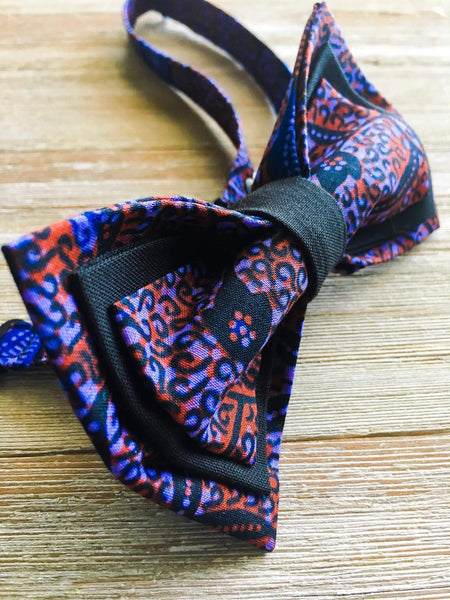Ankara African print fabric bow tie grad gift idea