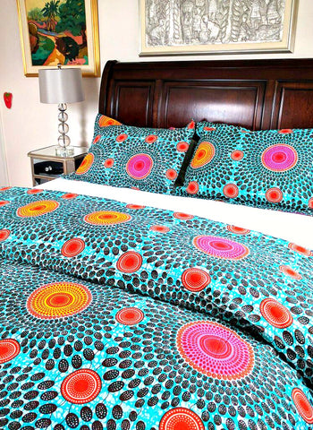African print fabric bedding - reflektion design