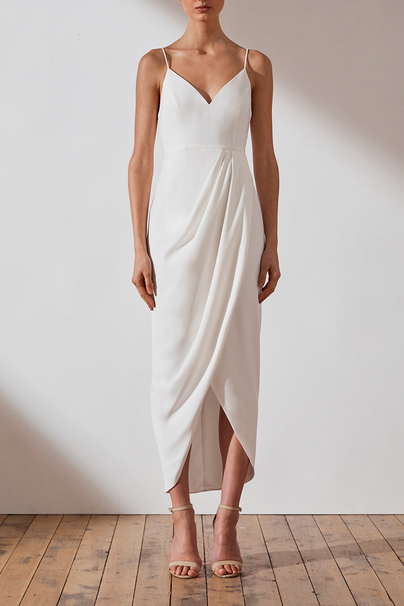 shona joy white dress