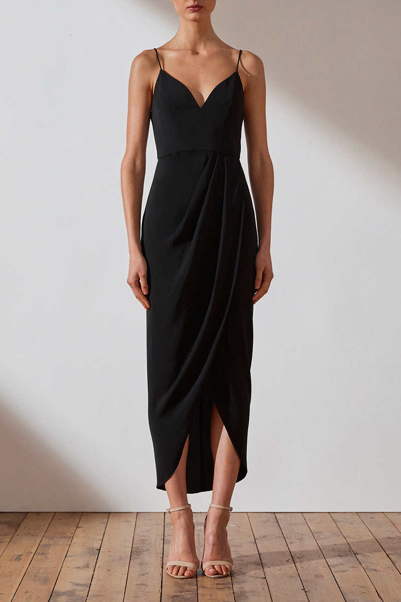 shona joy black dress