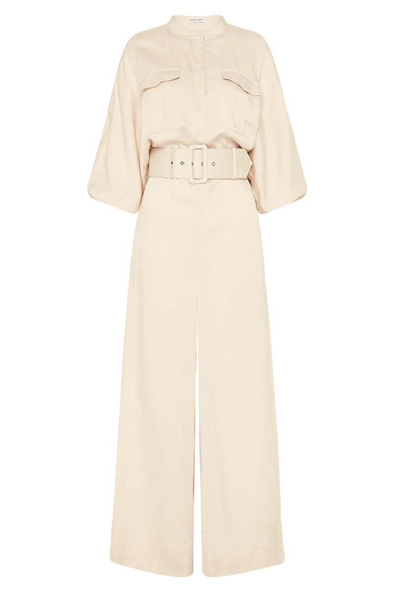 shona joy white jumpsuit