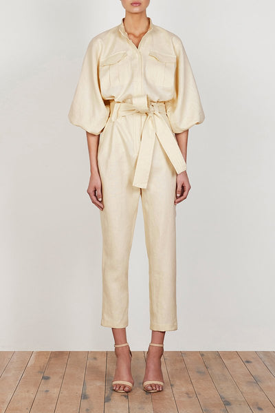 maddison satin wrap jumpsuit