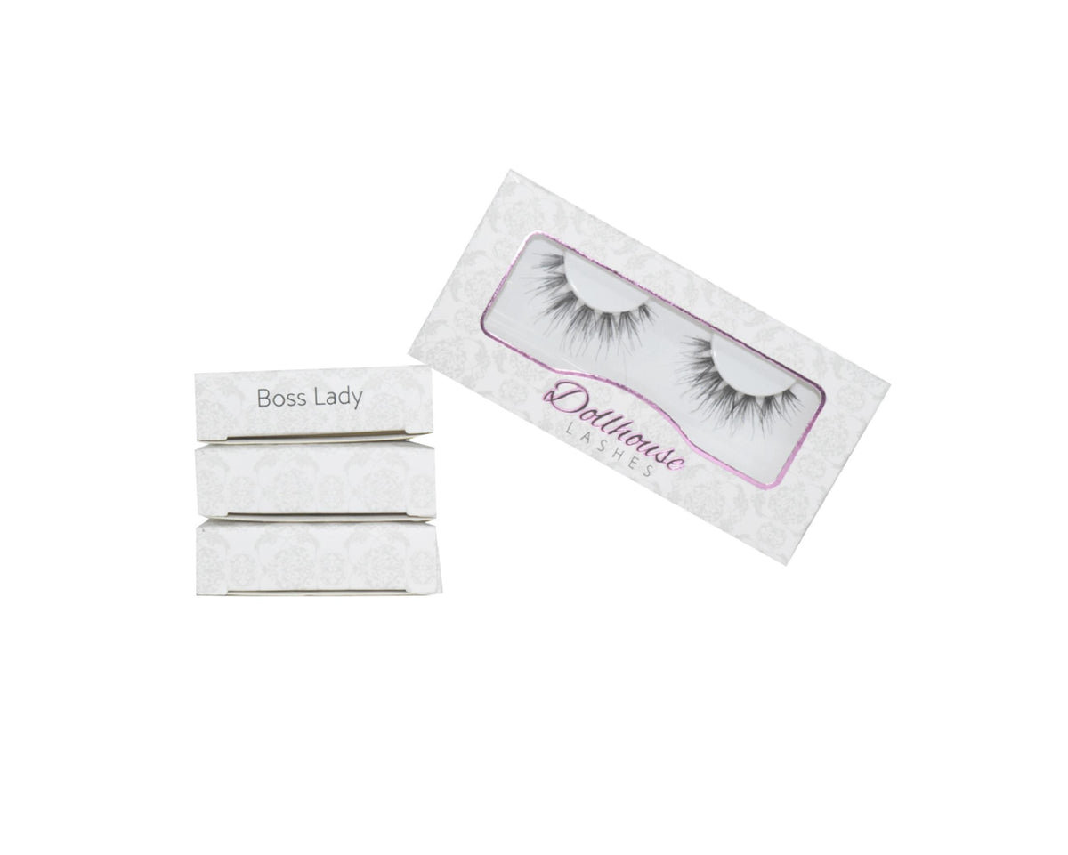 Boss Lady Gift Set Dollhouse Lashes Beauty By Dollhouse