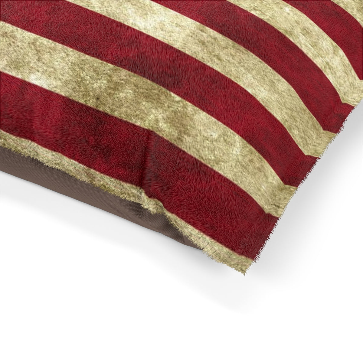 Rustic American Flag Pet Bed