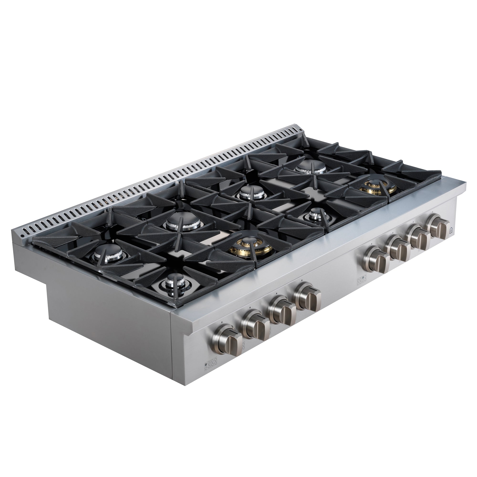 Ancona 48 Commercial Style Stainless Steel Slide In Gas Cooktop