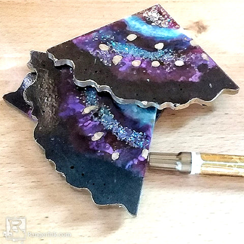 ICE Resin® Geode Coasters Step 5