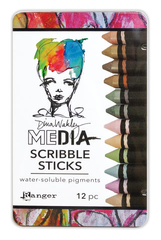 Dina Wakley MEdia Scribble Sticks Set 3