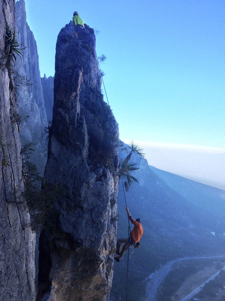 Climbing get's the mountain into the man. 