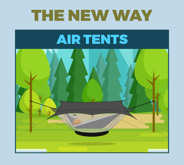 When you're thinking about buying a camping tent, be sure you've considered all of your options. There's a new way to camp in the wild, we call it Air Camping. It's an incredible way to get out of the mud and sleep in the air, completely protected and comfortable!