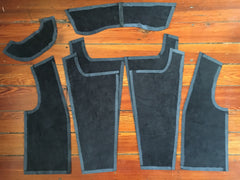 Leather Jacket Front Pattern Pieces Sewing