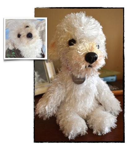 Poodle Plush Dog, Custom Stuffed Animal