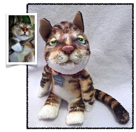 Tabby Cat Stuffed Animal Plush 