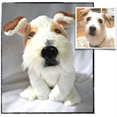 Jack Russell Terrier Stuffed Animal Plush Dog